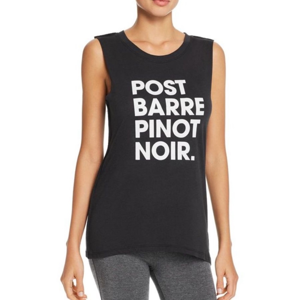Social Sunday Post Barre Pinot Noir Tank, Size M/L